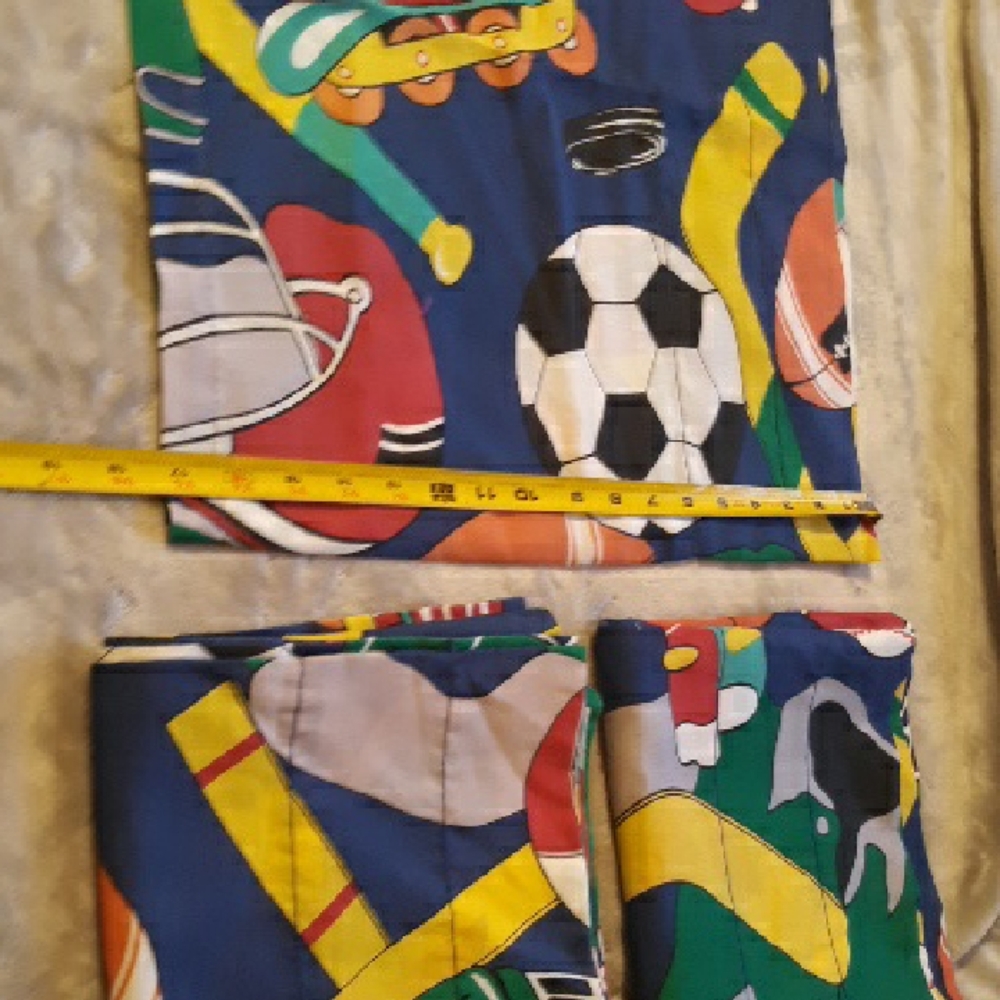 Sports-Themed Valances & Curtains